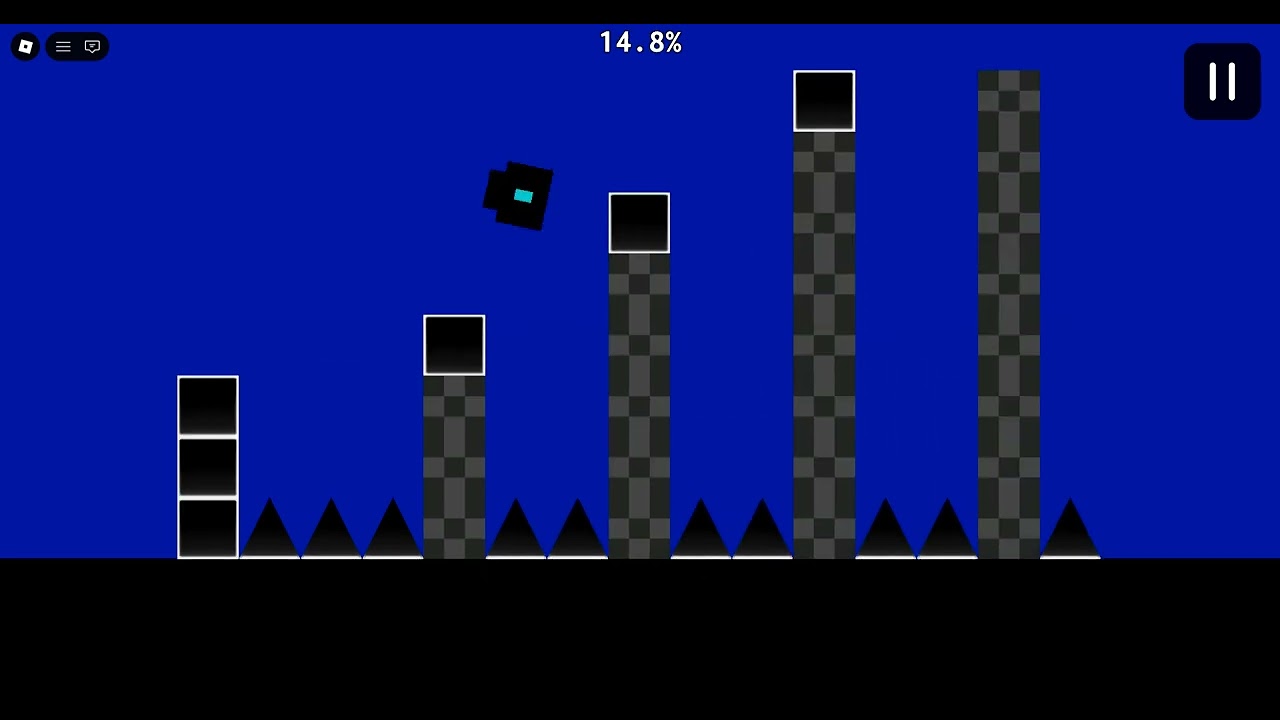 day one trying to beat monochrome in roblox geometry dash