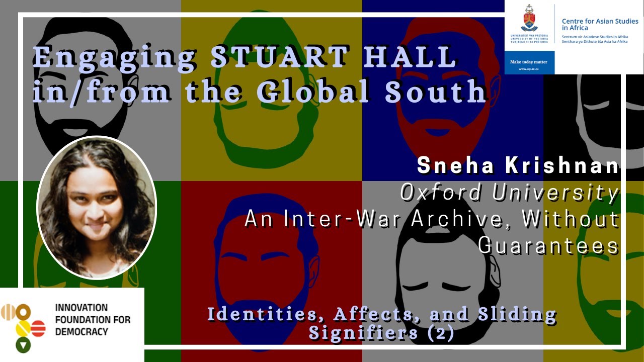 S. Krishnan | An Inter-War Archive, Without Guarantees | CASA_UP