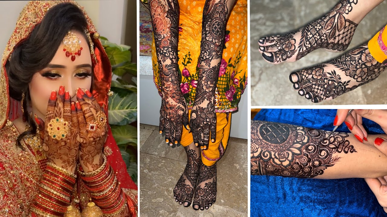 Bridal Mehndi Design | Complete Mehndi Tutorial | IFRAH'S MEHNDI DESIGN