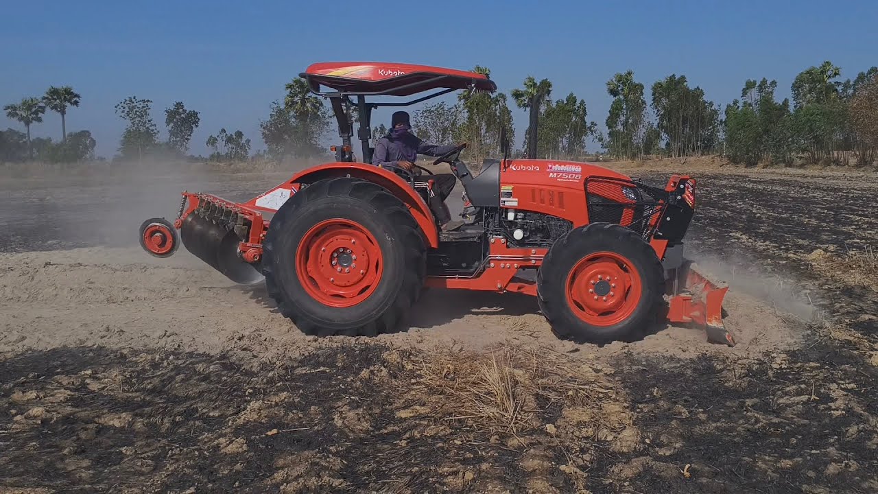 หล่อจัด M7508 ฝุ่นจัดงายปรับนา  KUBOTA
