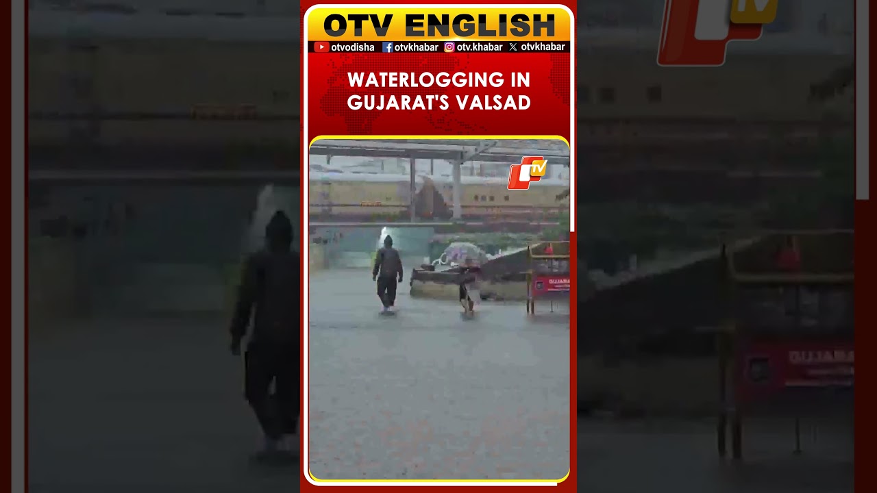 Heavy Rain Triggers Waterlogging In Gujarat's Valsad, Normal Life Disrupted