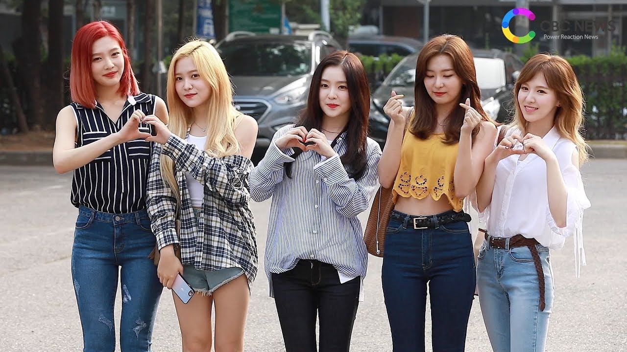 [스타ting] 레드벨벳-라붐 6월 30일 뮤직뱅크 아침리허설 출근길