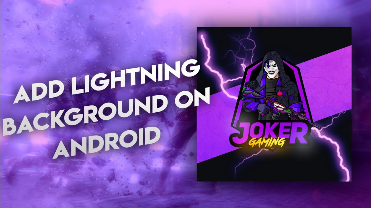 How to make lightning background mascot | Lit Designs