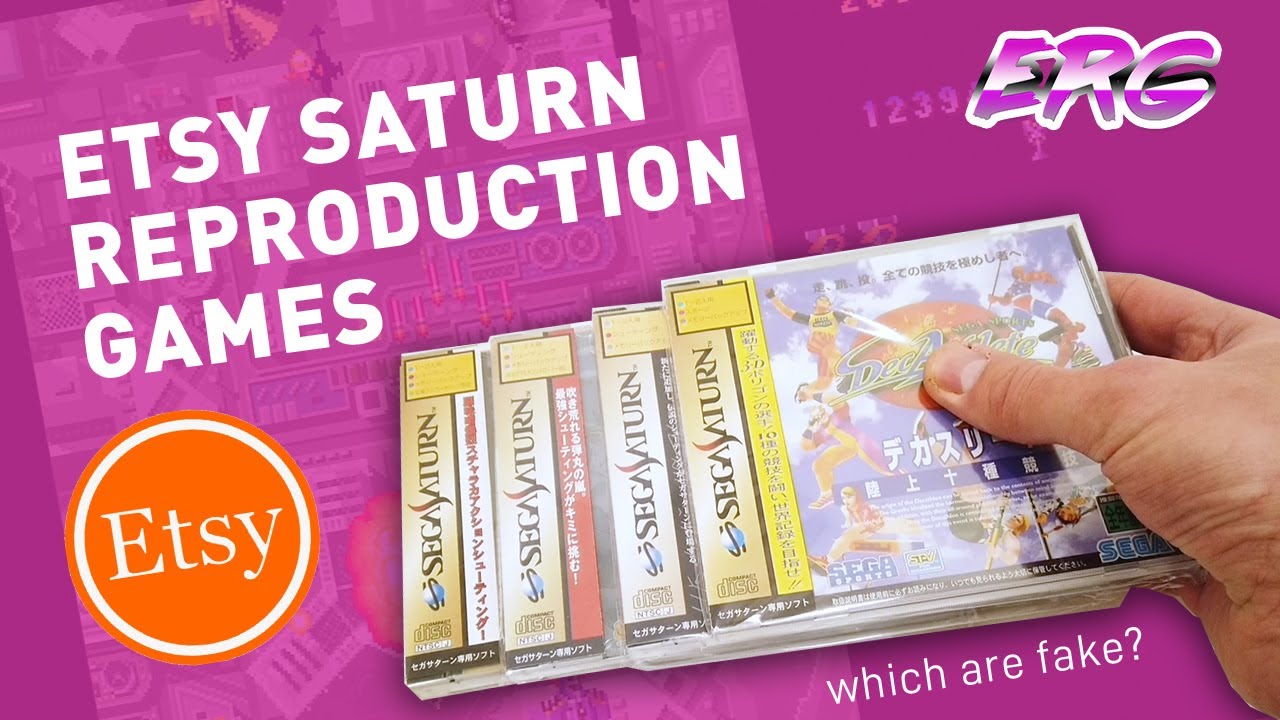 ETSY Sega Saturn Reproduction Games REVIEW