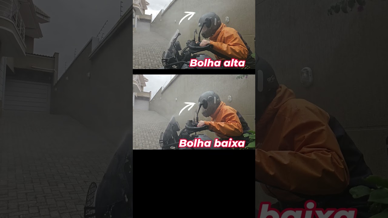 Bolha alta vs Bolha baixa - Comparativo e teste pr&aacute;tico #dicas #himalayan450 #bigtrail