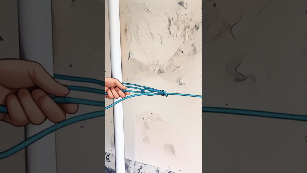 How to tie a clothesline. Brilliant solutions