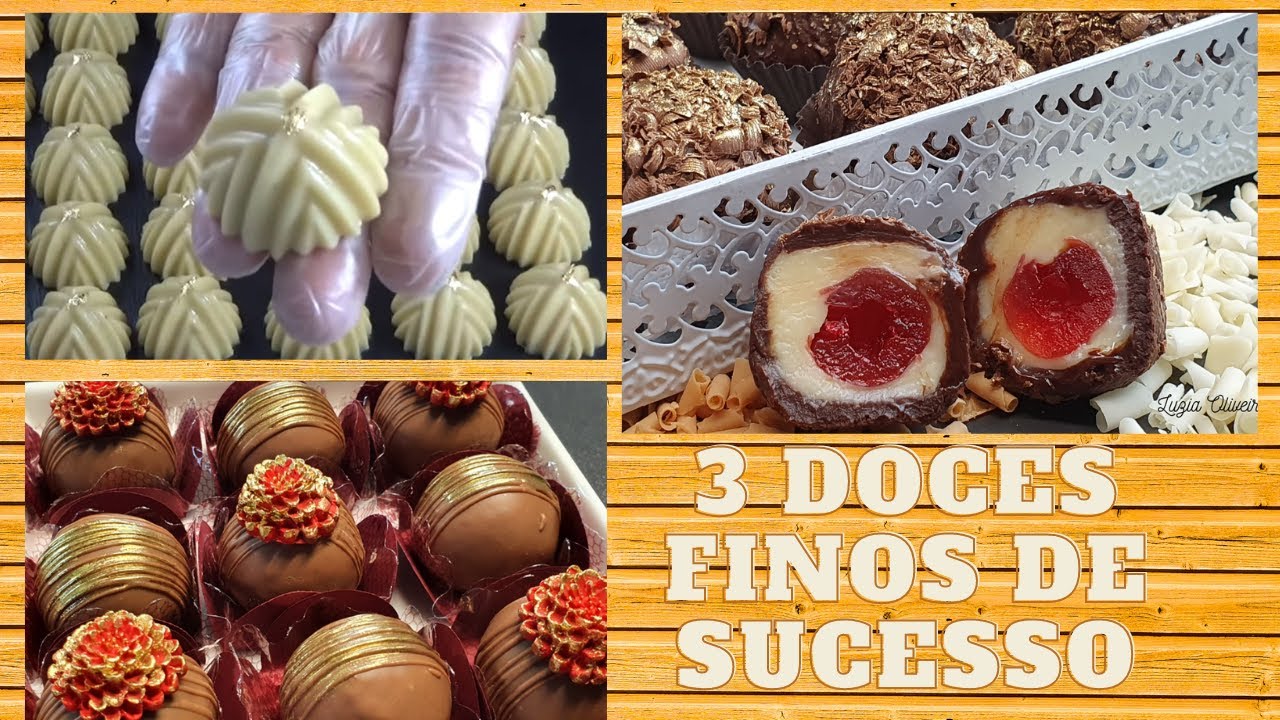 Как сделать 3 вкусные конфеты Fine Sweets! Невероятно вкусный и простой в приготовлении!
