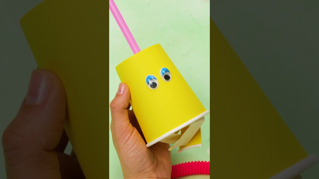 Fun Cleaning with Mom! Paper Handheld Vacuum Cleaner✂️😍