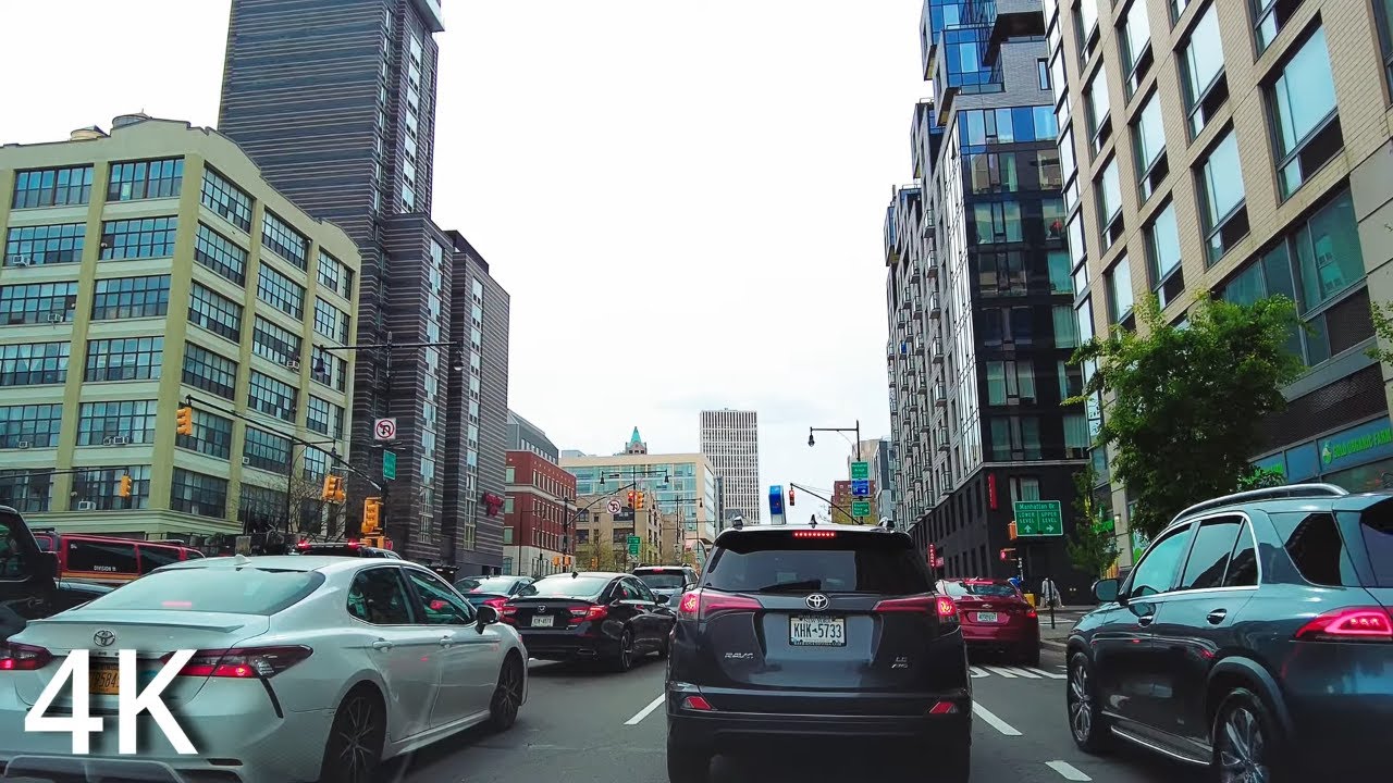 4K Driving in New York City Midtown Manhattan | Brooklyn Bridge to Midtown 2024
