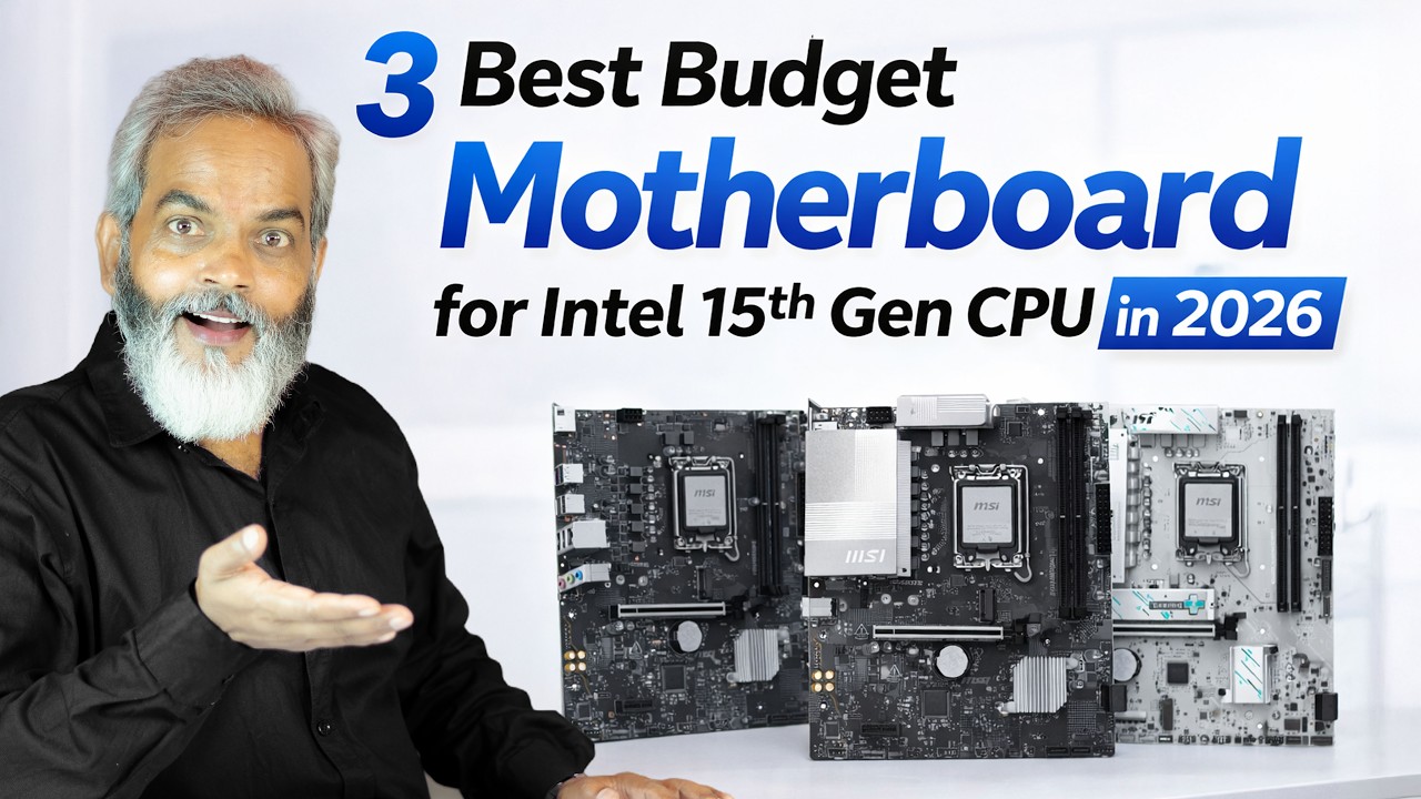 3 Best Budget Motherboard for Intel 15th Gen CPU in 2026 🔥 MSI H810M E 🆚 H810M B 🆚 B860M Gaming WiF