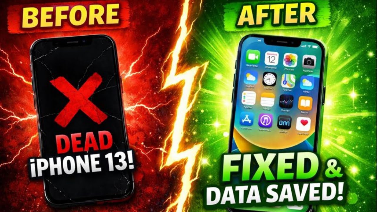 Dead iPhone 13 Repair | Power Restored & Data Saved ✅ #iphone13 #datarecovery #applerepair