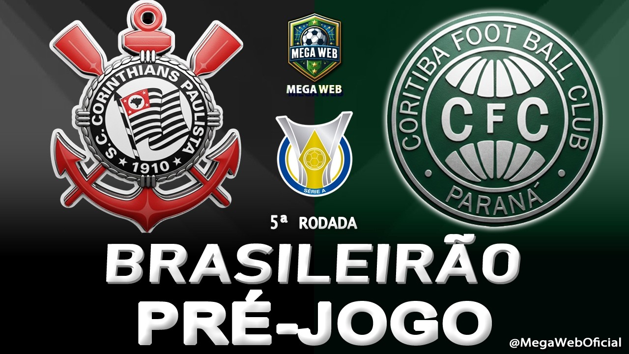 CORINTHIANS x CORITIBA - AO VIVO (BRASILEIRÃO 2026 -- 5ª Rodada) - Narração