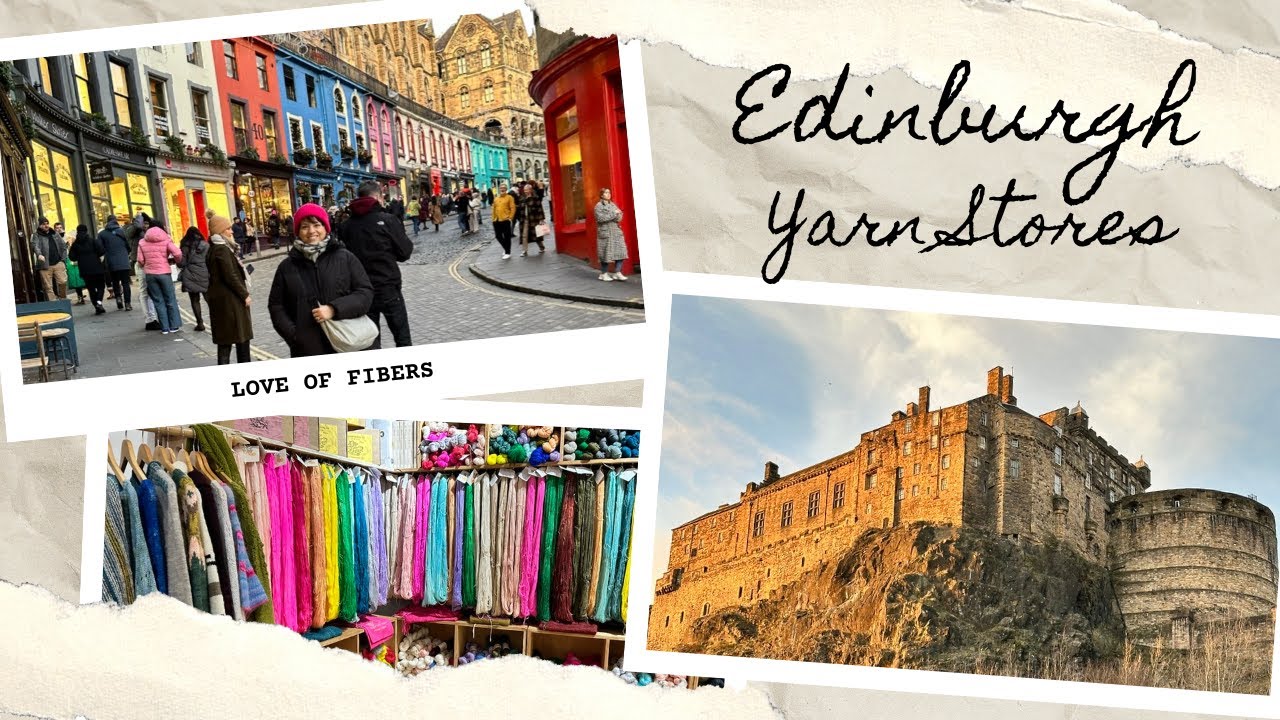Yarn Shopping in Edinburgh, Scotland |Visiting Ginger Twist Studio, Be Inspired Fibres, Yarn Haul