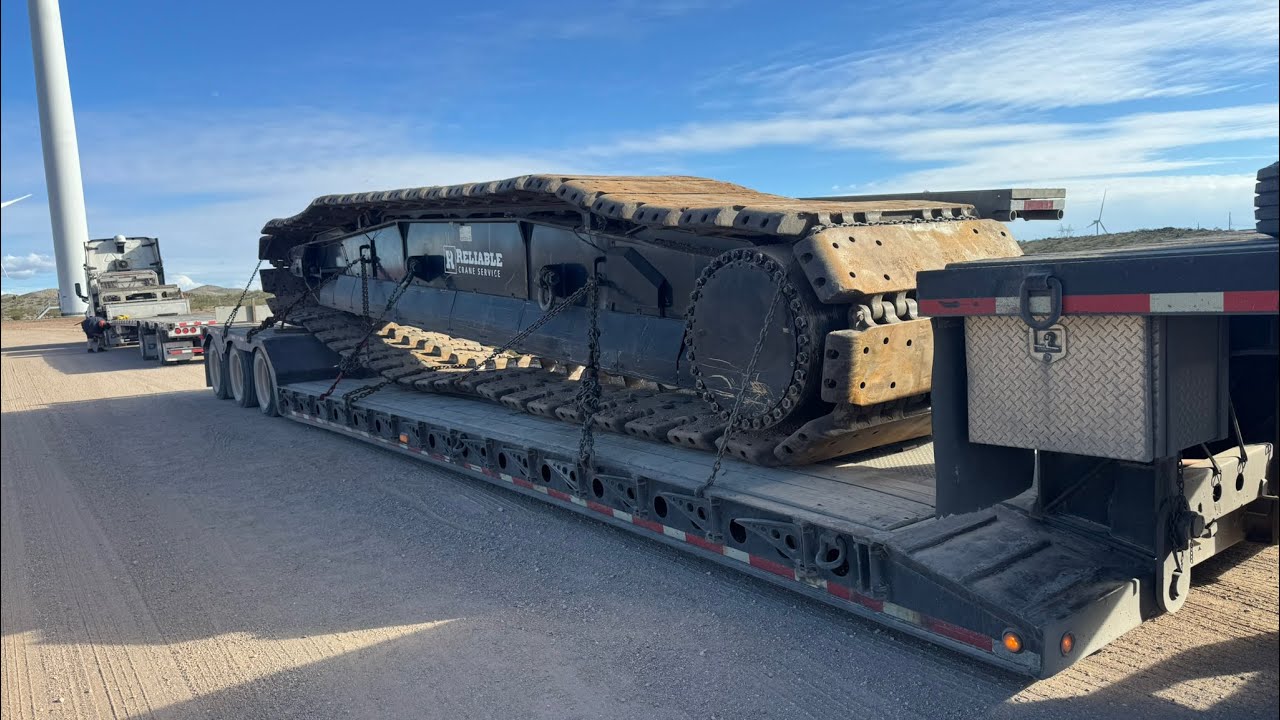 CRST RGN HEAVY HAUL➕112,000 Lbs GVW CRANE TRACK 💪‼️➕Coolant leak 😡➕Trailer electrical issues 😢 🙏