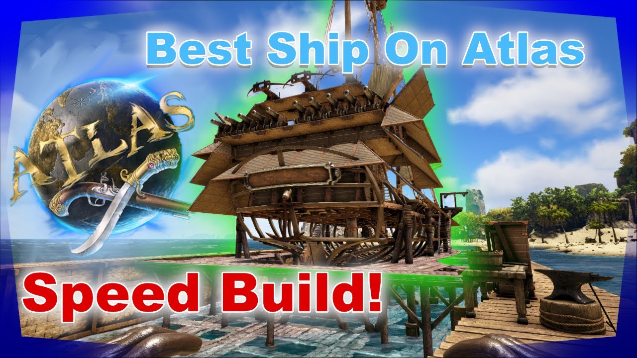 Atlas | Best Ship On Atlas! SPEED BUILD! Multi Role Battle Brigantine [ATLAS] [Official]