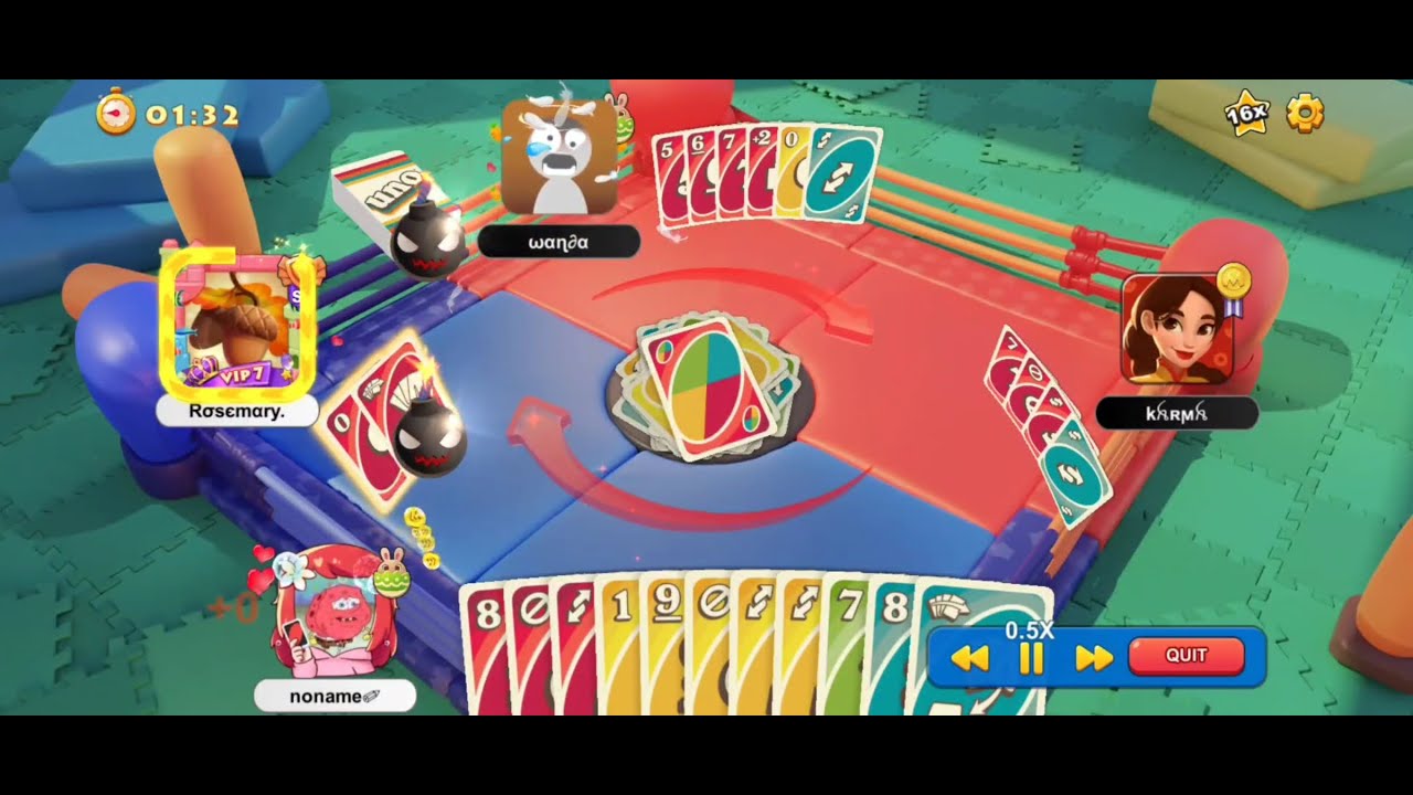 UNO! mobile game | side to side and x600 (the worst weekend ever)😵&zwj;💫