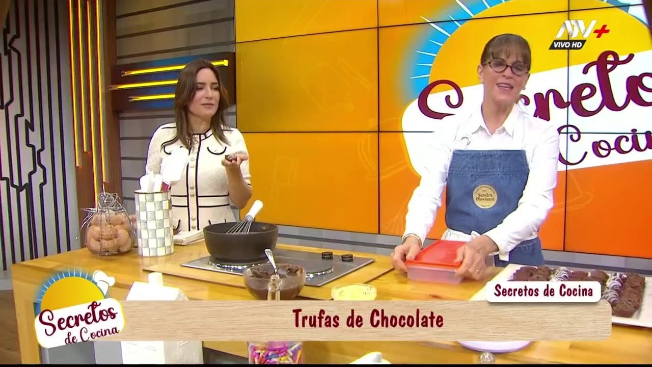 'Secretos de cocina': Aprende a preparar trufas de chocolate con la receta de Sandra Plevisani