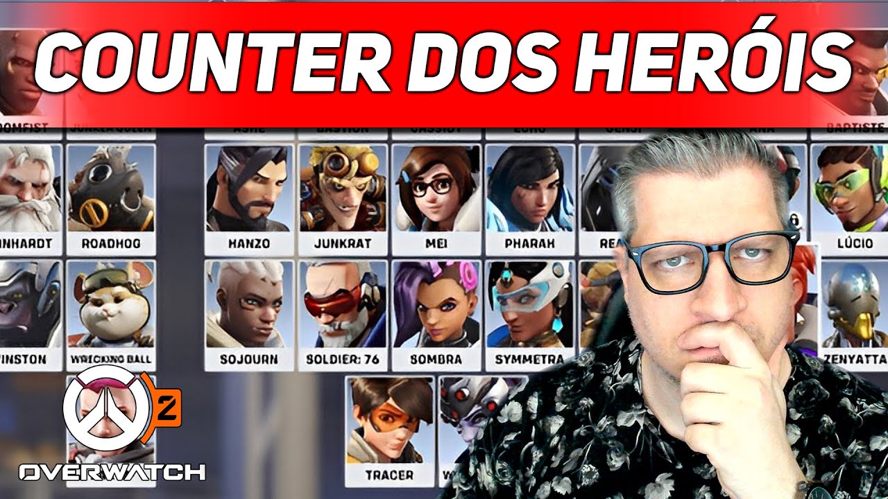 QUAIS SÃO OS COUNTERS DOS HERÓIS! | OVERWATCH 2