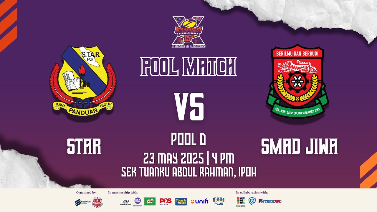 SSR15s - Sekolah Tuanku Abdul Rahman vs SMS Sultan Mohamad Jiwa