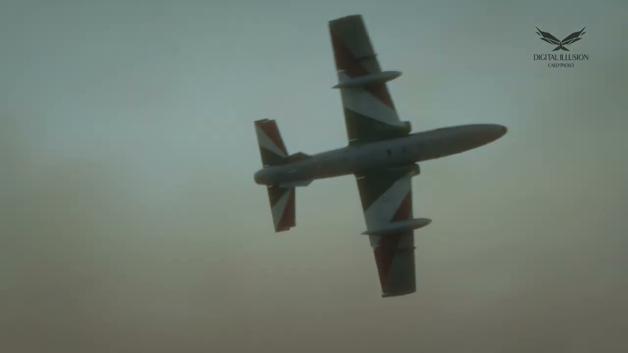 La danza delle Frecce Tricolori | 65° Anniversario - Rivolto (UD)