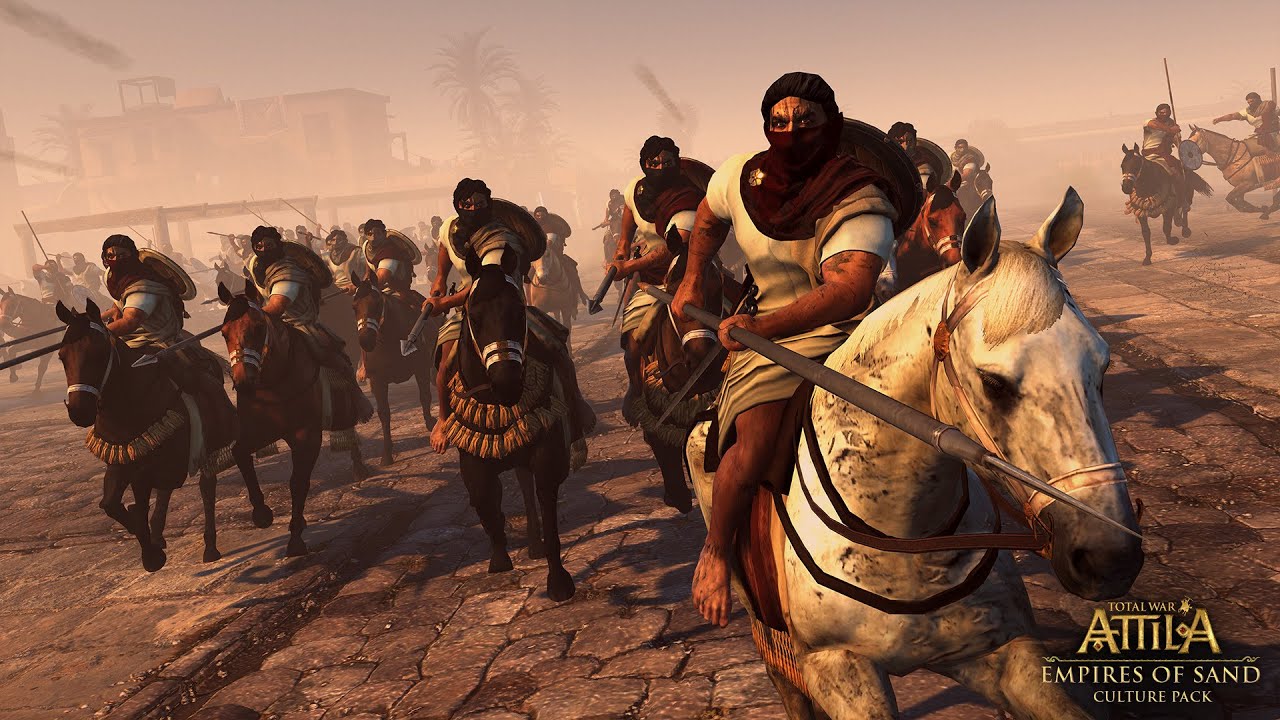 Darude Sandstorm Lancers and Mavia's Chosen vs Sassanid Shock - Total War Attila Mechanics