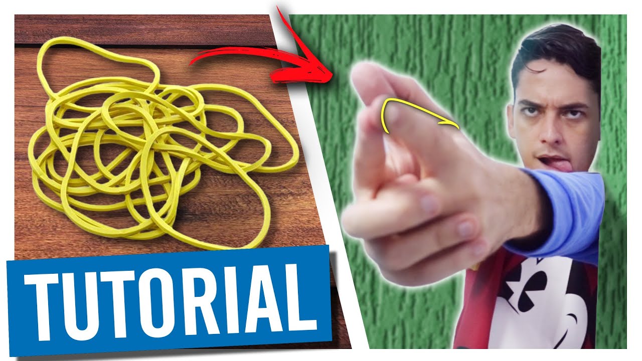 Tutorial R&aacute;pido de ARMINHA DE EL&Aacute;STICO com a m&atilde;o