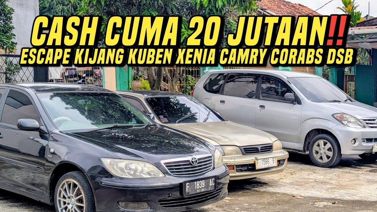 Perdana Lapak HRM obral mobil bekas termurah❗Cash 20 jutaan Camry corabs serena kijang jual murah