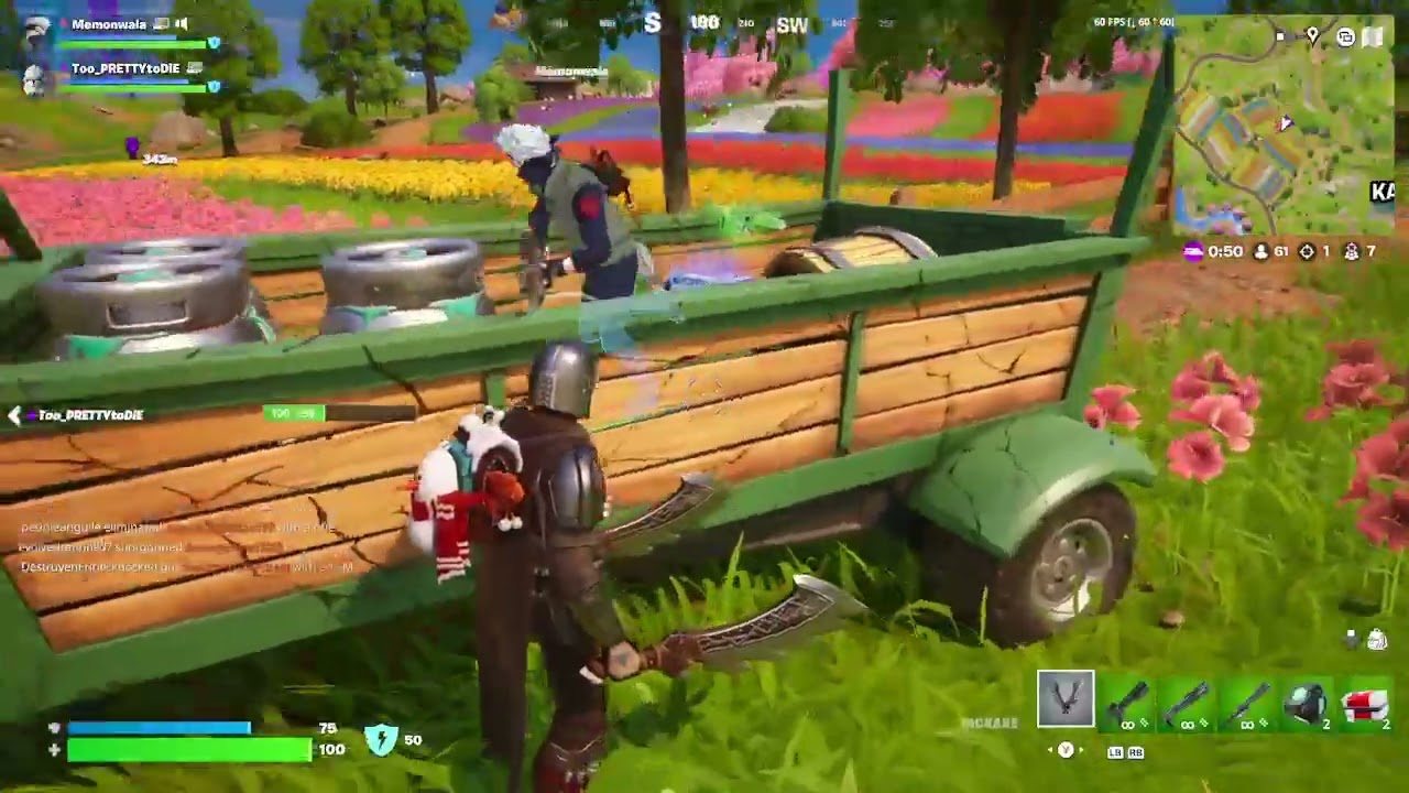Kakashi joined up with Mandalorian in Fortnite!