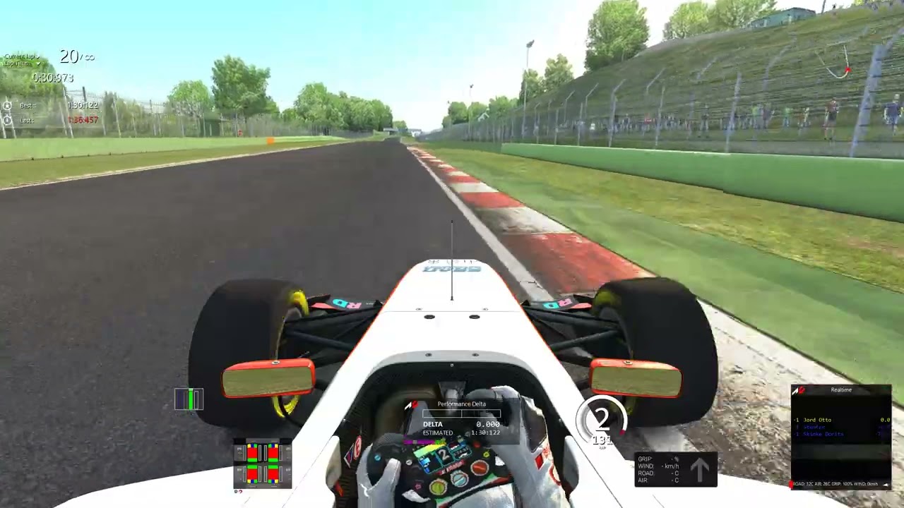 F3 Imola hotlap 1.30.082 - Rss 3 V6 (Update)