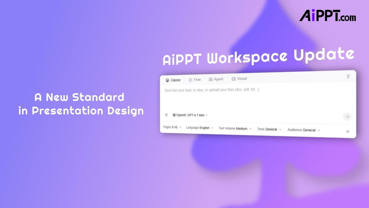 AiPPT Workspace Update: A New Standard in Presentation Design