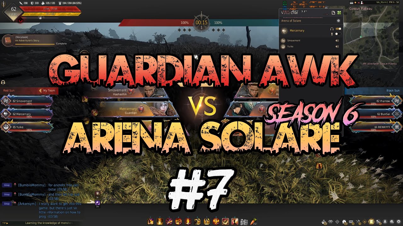 [Black Desert] Awakening Guardian PvP - Arena Solare Season 6 #7