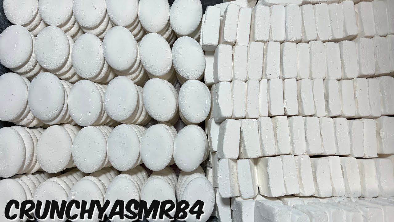 500 Chalk Ovals & Mini Squares | Mass Crush | Sleep Aid | Oddly Satisfying
