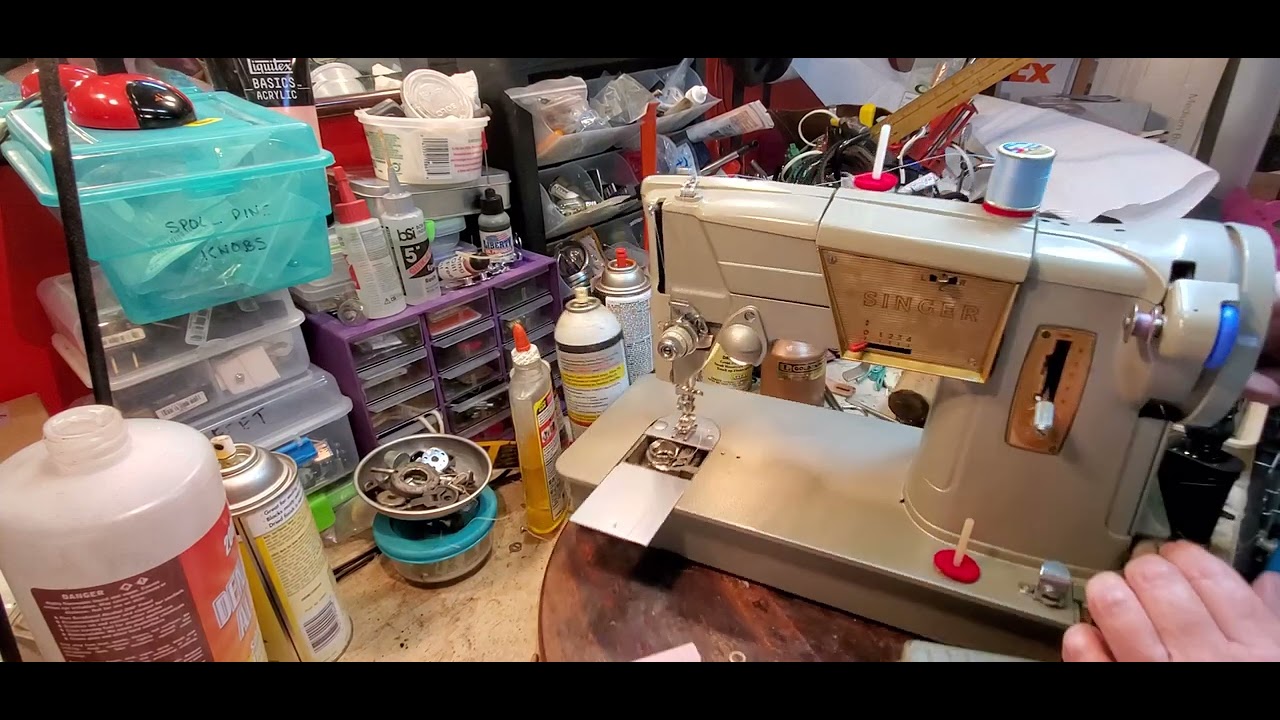 Singer 328k Sewing Machine Demonstration