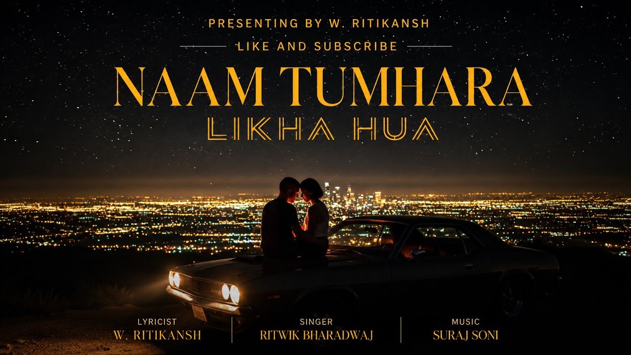 Naam Tumhra Likha Hua – Official Romantic Song | Hindi Love Melody 2026 @WickedRitikansh 