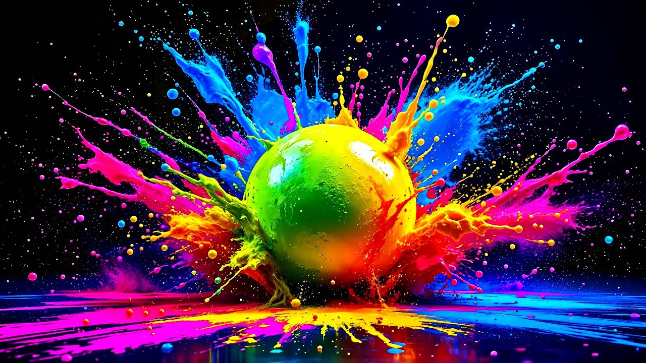 🎨 TV SCREENSAVER Abstract Alchemy Transforming Liquid | 4K Kinetic Color Dynamic No Sound Background