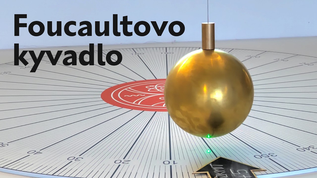 Jediné Foucaultovo kyvadlo na Slovensku | dôkaz guľatej Zeme | FMFI UK