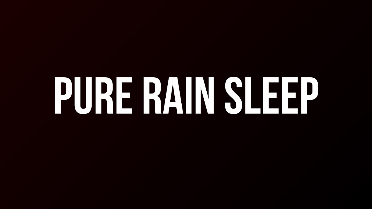 10 Hours of Deep Rain 🌙 Best Sleep Ever