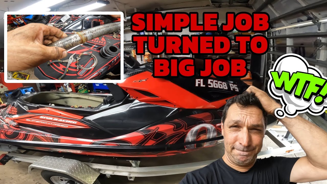 SeaDoo RXP-X 260 300 Carbon Seal Replacement, Driveshaft, Jet Pump Wear Ring, wont idle, how to fix