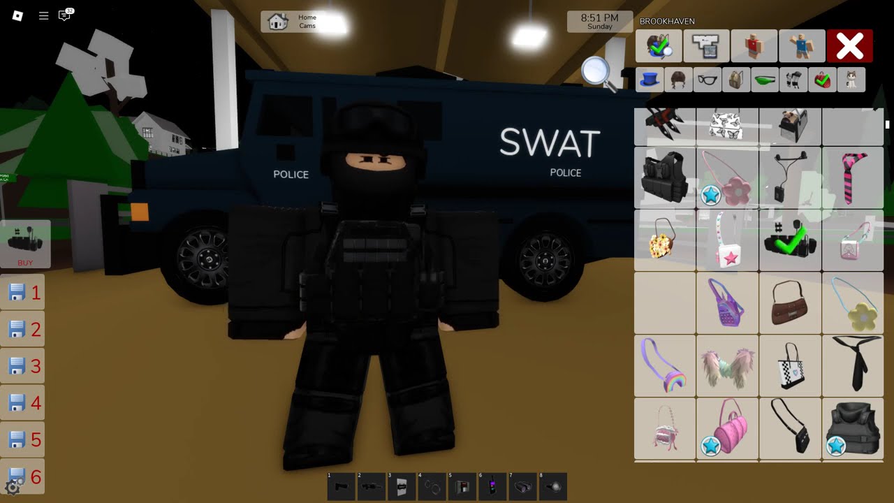 Roblox Brookhaven | How to do a Professional SWAT Outfit