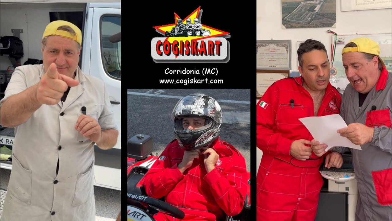 Cogiskart Corridonia con il contadino che lancia la Cagamirtilli Cup #karting #kart #corridonia