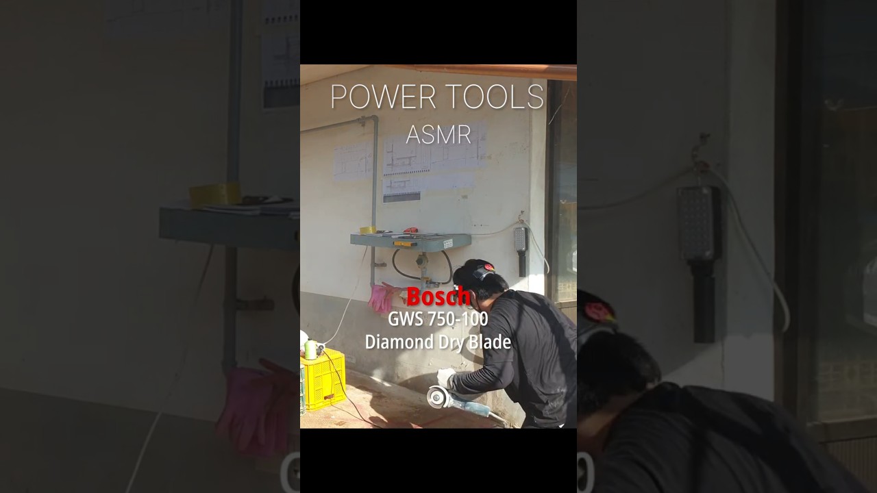 Bosch GWS 750-100 + Diamond Dry Blade | Power Tools | The Builder's Weapons 