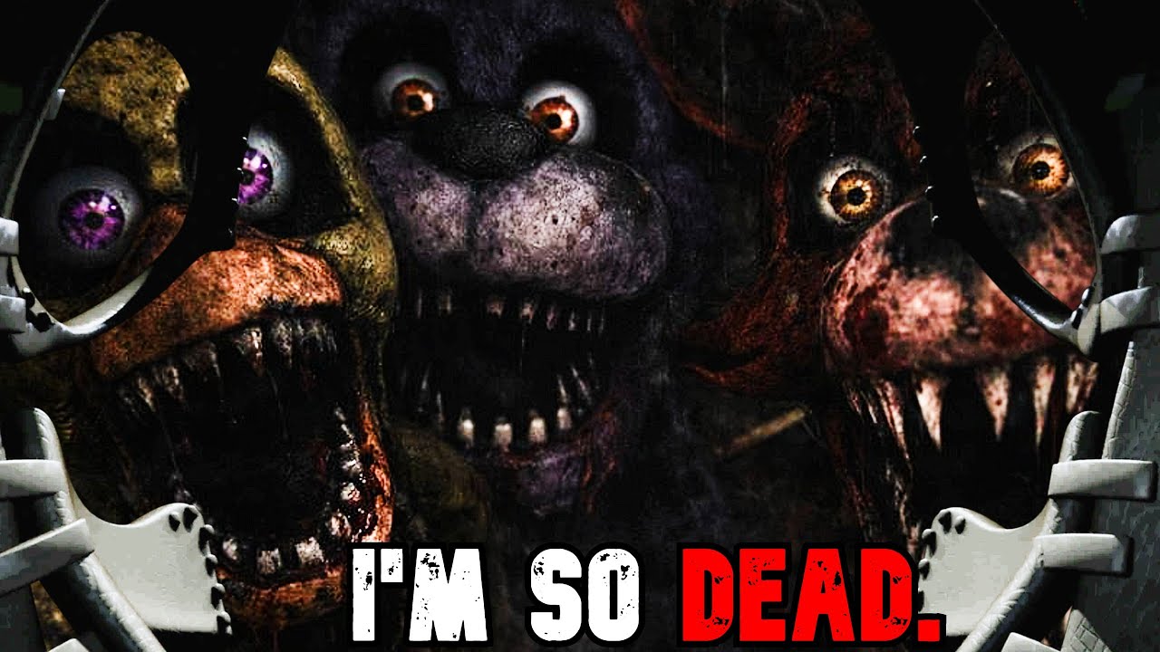 FNAF, но меня атакуют, пока я в костюме с пружинным замком...