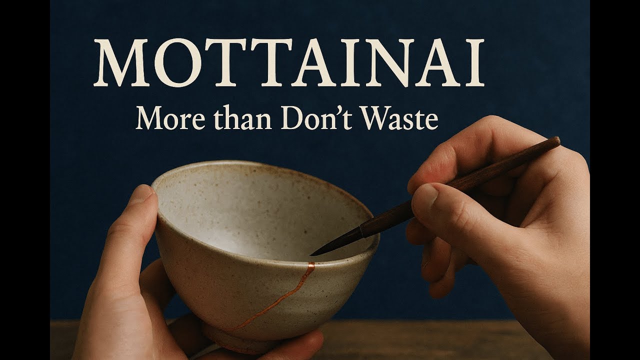 The Philosophy of “Mottainai” (もったいない): Japan’s Wisdom Against Waste