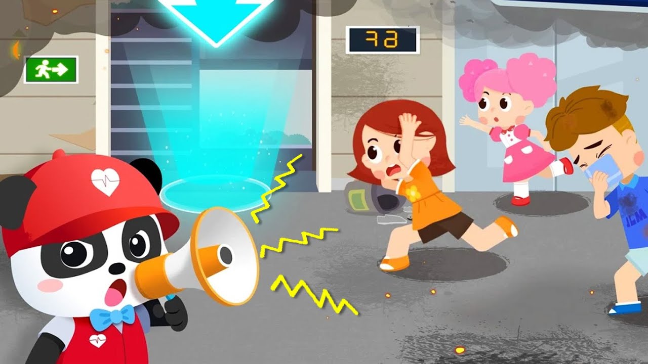 Earthquake Rescue 2 | Learn First Aid Knowledge | Guide Safe Escape | Babybus Gameplay Video