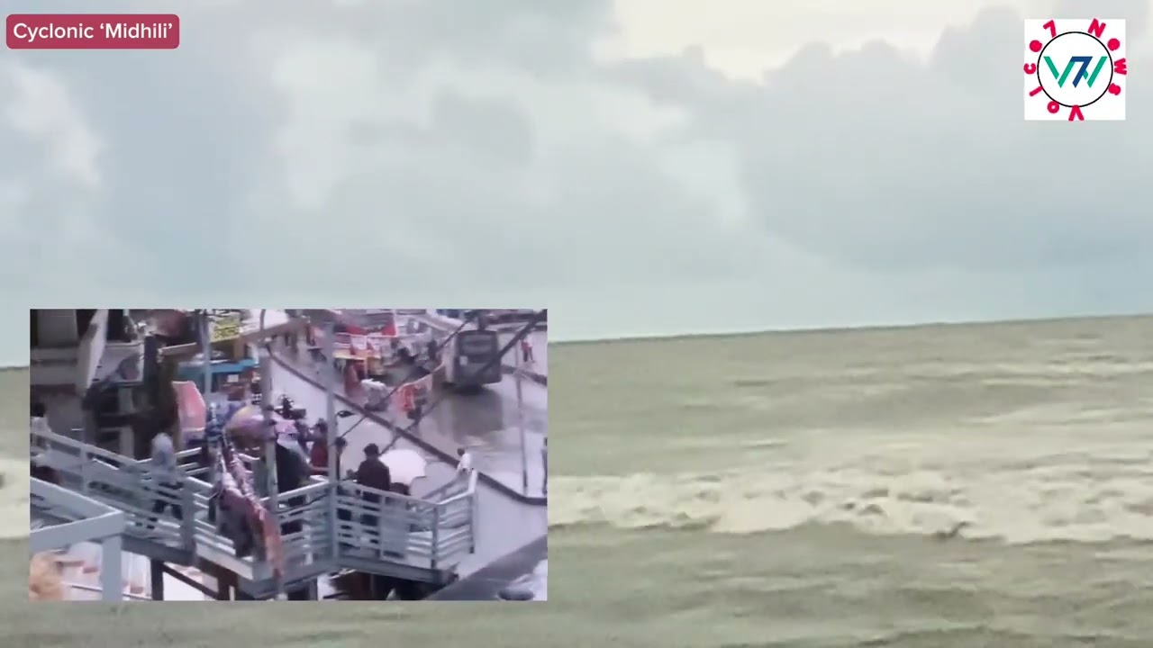 #Deep depression over bay intensifies into Cyclonic Storm &lsquo;Midhili&rsquo;