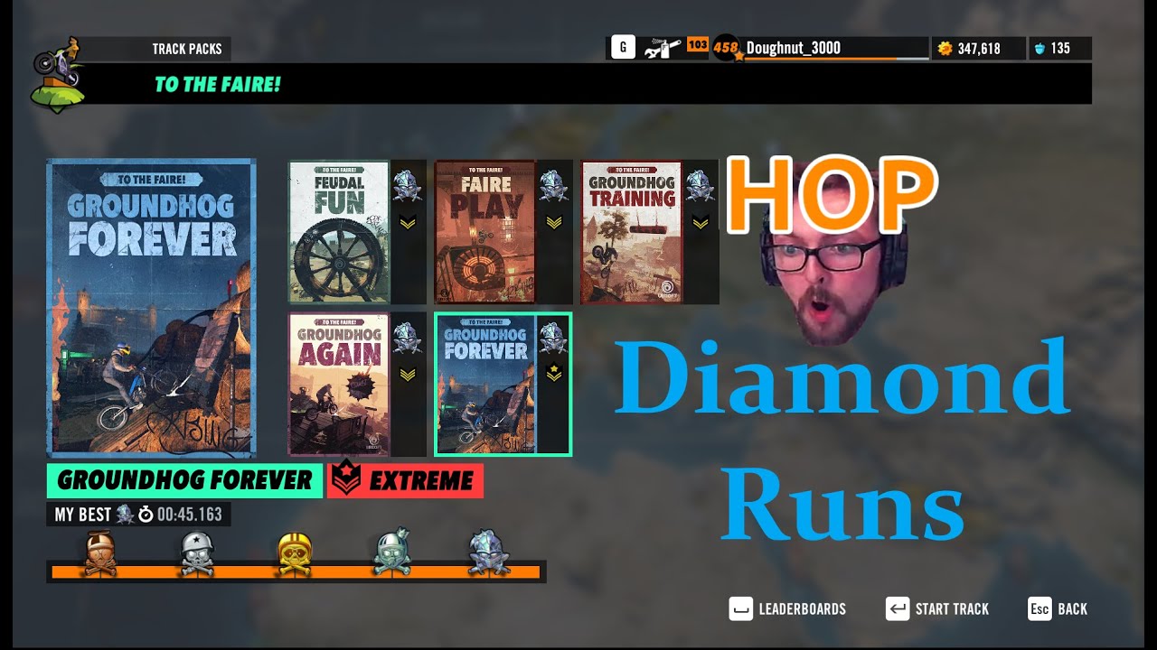 "To The Faire!" Track Pack Diamond Runs + Bonus TC Track [Speedruns] - Trials Rising