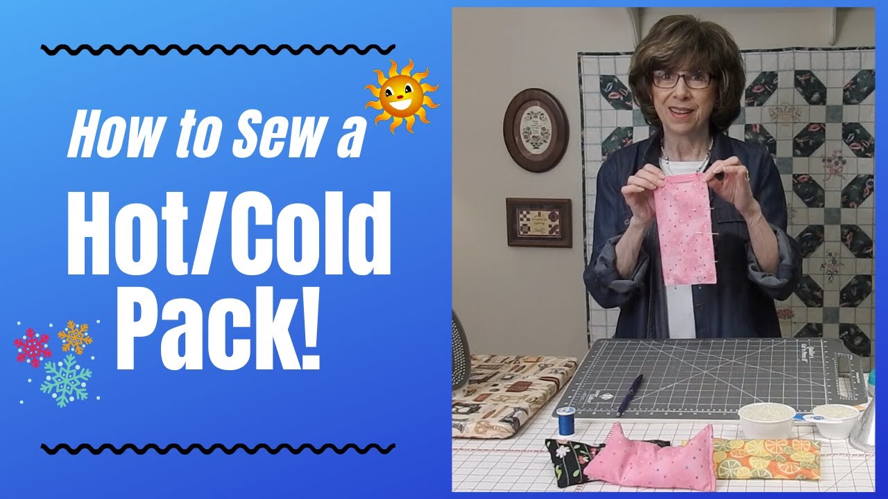An Easy First Sewing Project For Kids: Hot/Cold Pack