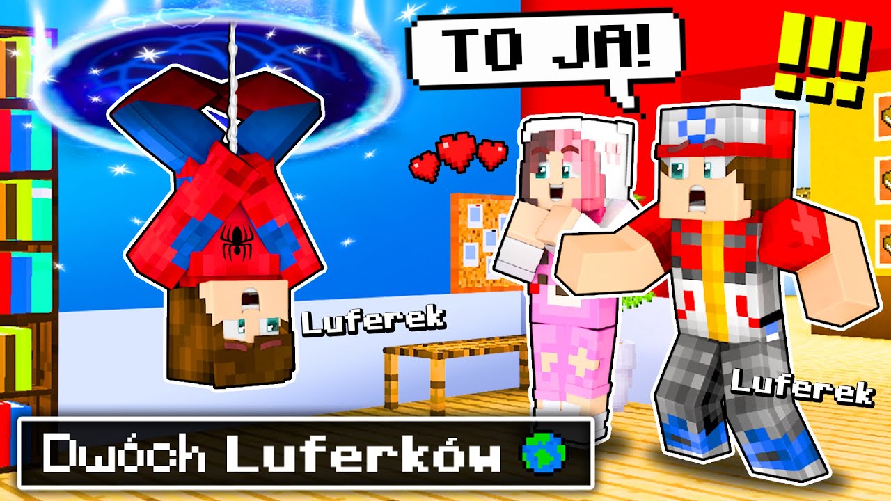 😱🕷️ DWÓCH SPIDERMANÓW Luferków w Minecraft?! OTWORZYŁO się MULTIWERSUM ❗❗❗