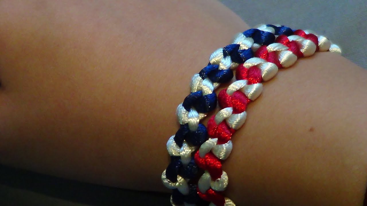 PULSERA FÁCIL COLA DE RATÓN DOBLE NUDO ACTUALIZADA