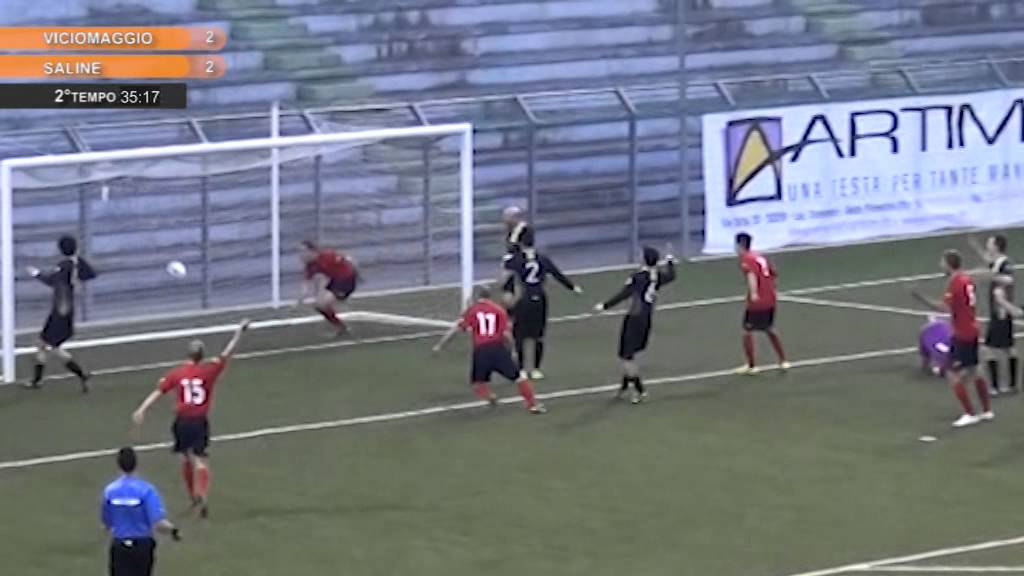 Finale Coppa Toscana Seconda Categoria: Saline-Viciomaggio (highlights ArezzoTv 02-04-2015)